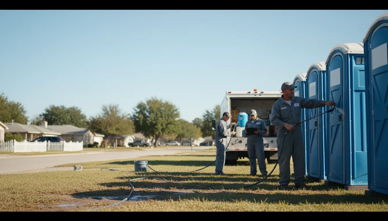 Long-Term Portable Toilet Rental in Hardesty, OK near me